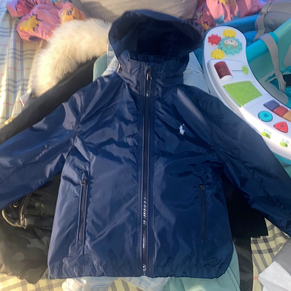 Brand new never worn kids polo raincoat